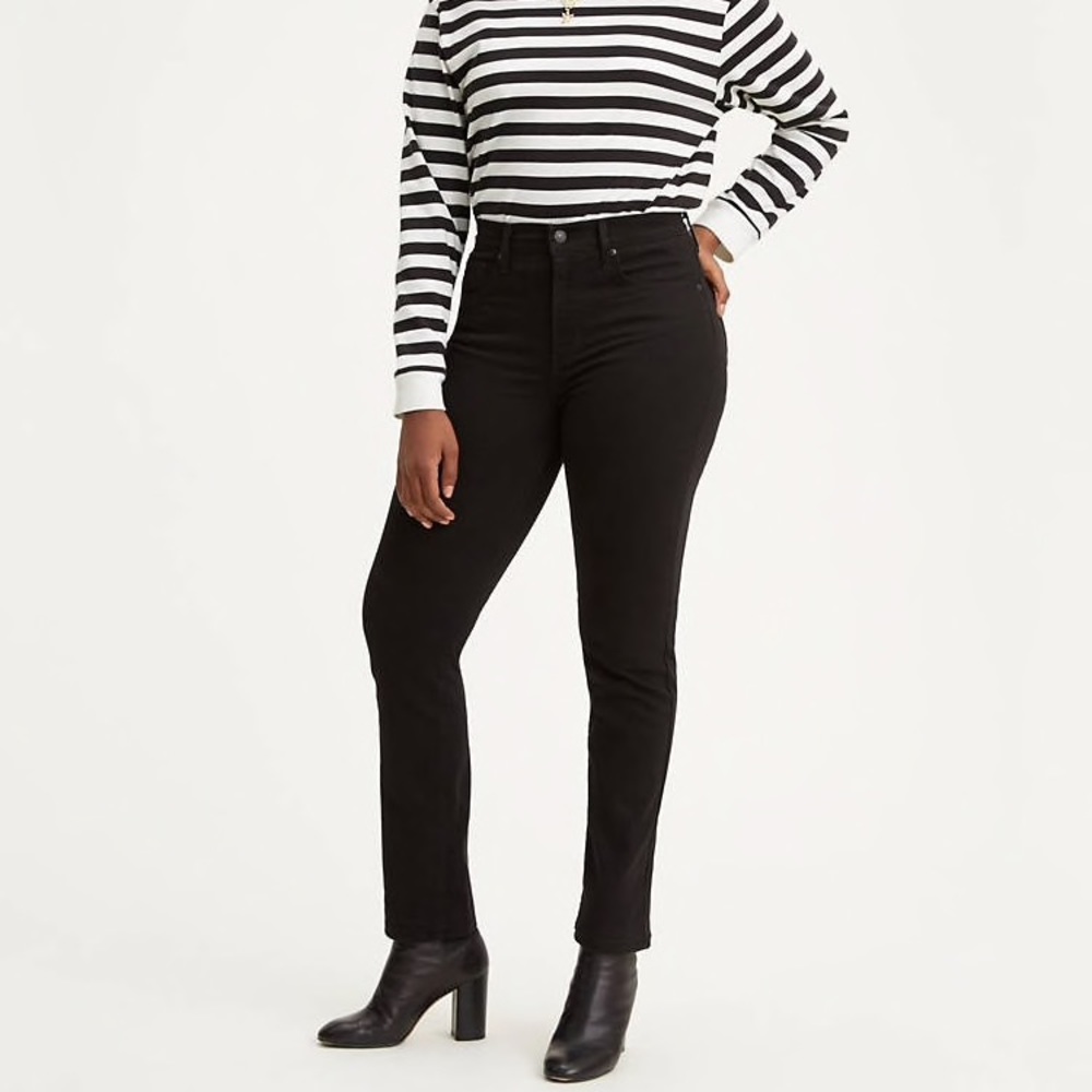 724 cropped straight leg Levi’s jeans